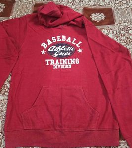 Red Baseball Training Hoodie