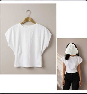 White Dolman Sleeve Top