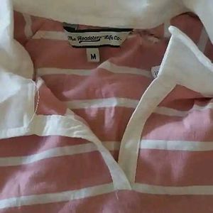 Striped Polo Top