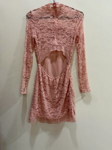 SHEIN Lace Bodycon Mini Dress