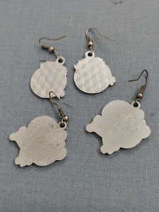 Cute Angrybird &amp; Skull Earrings#Halloween