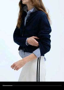 Classic Navy Blue Cardigan