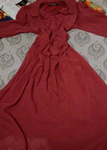 Stylish Maroon Dress