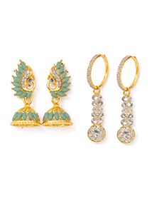 New combo of 4 earrings with free boxes