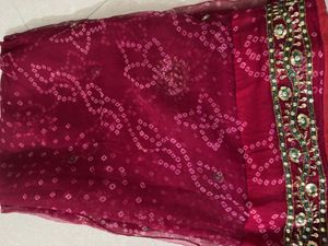 Beautiful Bandhej Saree