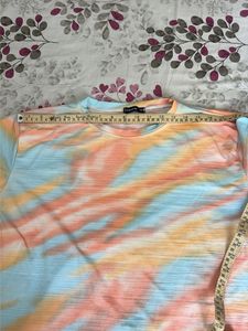 Tie-Dye Graphic Print T-Shirt