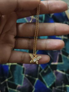 Gold Butterfly Necklace