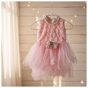 Sparkly Pink Tulle Dress
