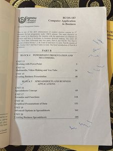 BCOS-183(PartA-B) Computer Application in Business