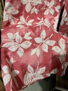 Floral Print Button-Down Kurta