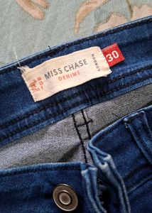 Classic High-Waisted Blue Jeans