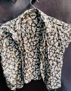 Floral Print Short Sleeve Top