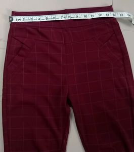 Maroon Jegging