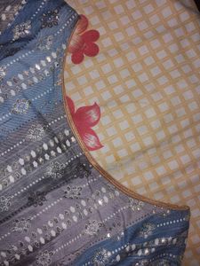 Beautiful Printed Kurta with Embellishments
