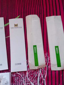 New Daily use products like comb, shaving kit, Den