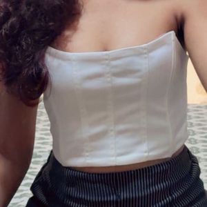 White Corset Top