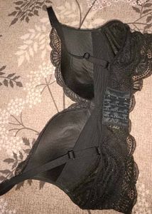 Elegant Black Lace Bra