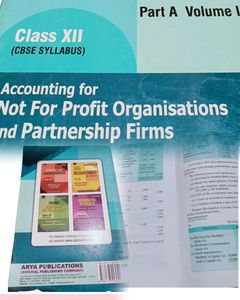 ACCOUNTANCY ( PART A VOLUME I ) CLASS 12.
