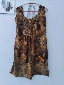 Boho Print Sleeveless Kurta plazzo