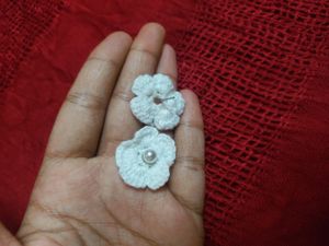 Crochet Mala And Earrings