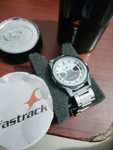 Fastrack Quartz Analog Multicoloured Dial Stainles