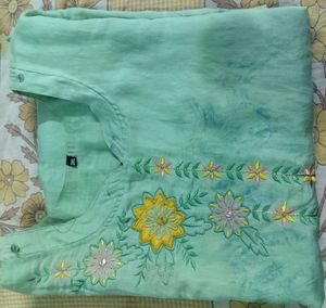 Elegant Mint Green Kurta Set