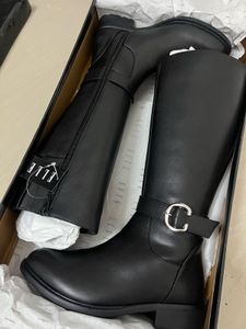 ELLE Black Knee-High Boots