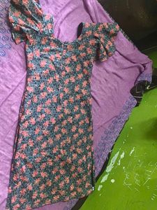 Floral Print Kurta