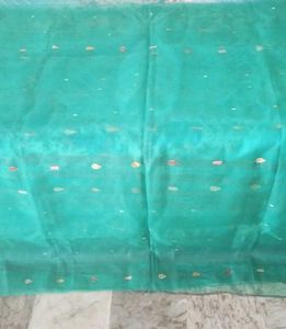 Brand new light weight thread work saree &amp; fall