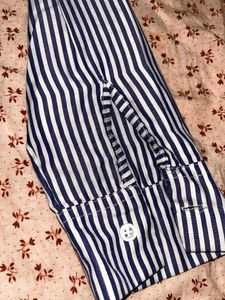 Classic Striped Button-Down Shirt