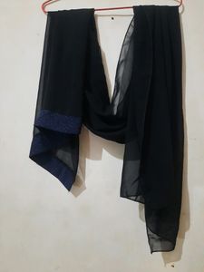 Dark Blue Front Open Abaya Length 49-50 inches