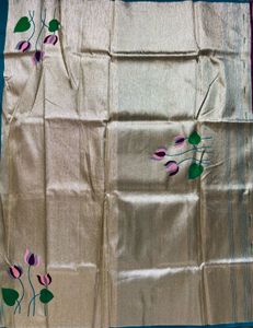 New lotus paithani with blouse piece
