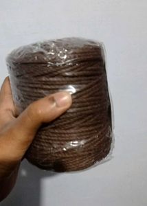 Brown cotton blend 2.5 mm twisted cord