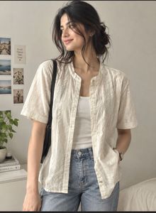 Elegant Beige Linen Kurta