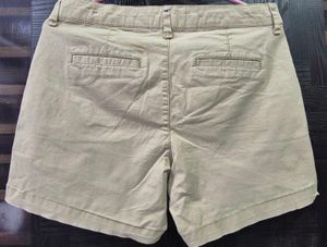 Beige Cotton Chino Shorts – Classic GAP