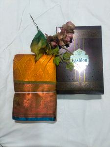 Designer Silk Saree with Box