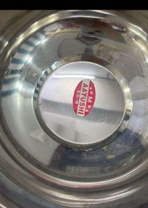 Stainless Steel Serving Bowls &amp; Glasses Set combo