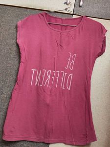 Maroon "Be Different" T-Shirt
