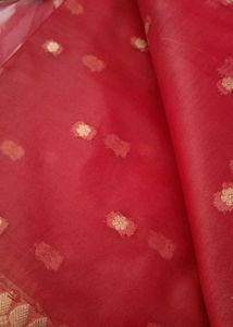 organza silk saree