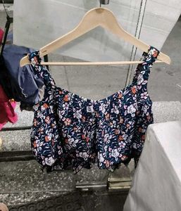 Floral Print Tiered Top