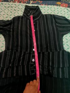 Wonderful...Striped Hi-Lo Dress
