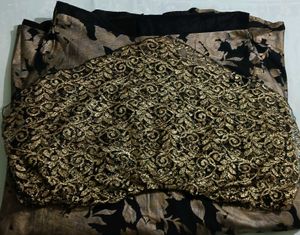 Stunning Black &amp; Gold Ethnic Gown