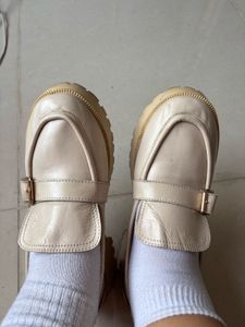 Cream Loafers