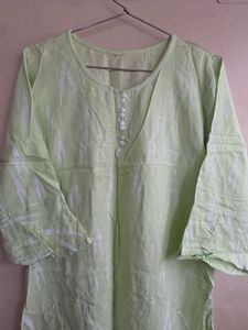 Light Green Cotton Kurta