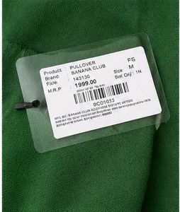 Banana Club Green Crew Neck Sweatshirt/Pullover –