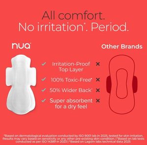 Nua XXL Heavy Flow Pads - 42 Count