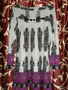 Stylish Patterned Top cum kurti