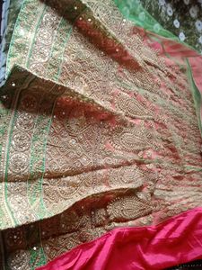 Lehnga saree fixed