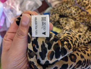Leopard Print Kimono Cover-Up