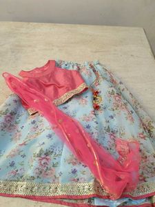 Cute Attractive Lehenga Girls 5-6 Years